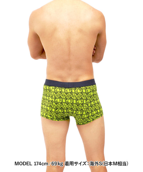 エンポリオ アルマーニ EMPORIO ARMANI ALL OVER LOGO メンズ ボクサーパンツ OUTLET SALE_F cts